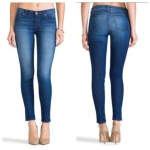 J Brand Womens Skinny Leg Jeans Size 27 Medium Wash Low Rise Stretch